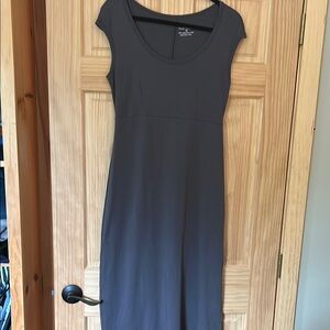 Elegant Gray Women's Dress 100% organic cotton